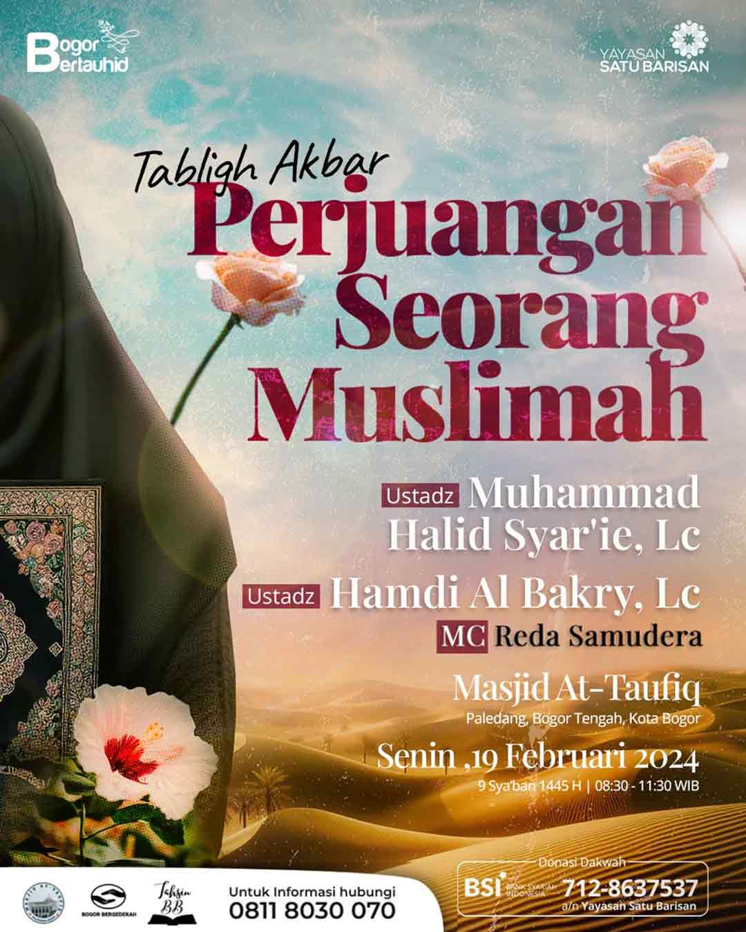 Tabligh Akbar Bogor Bertauhid - Perjuangan Seorang Muslimah
